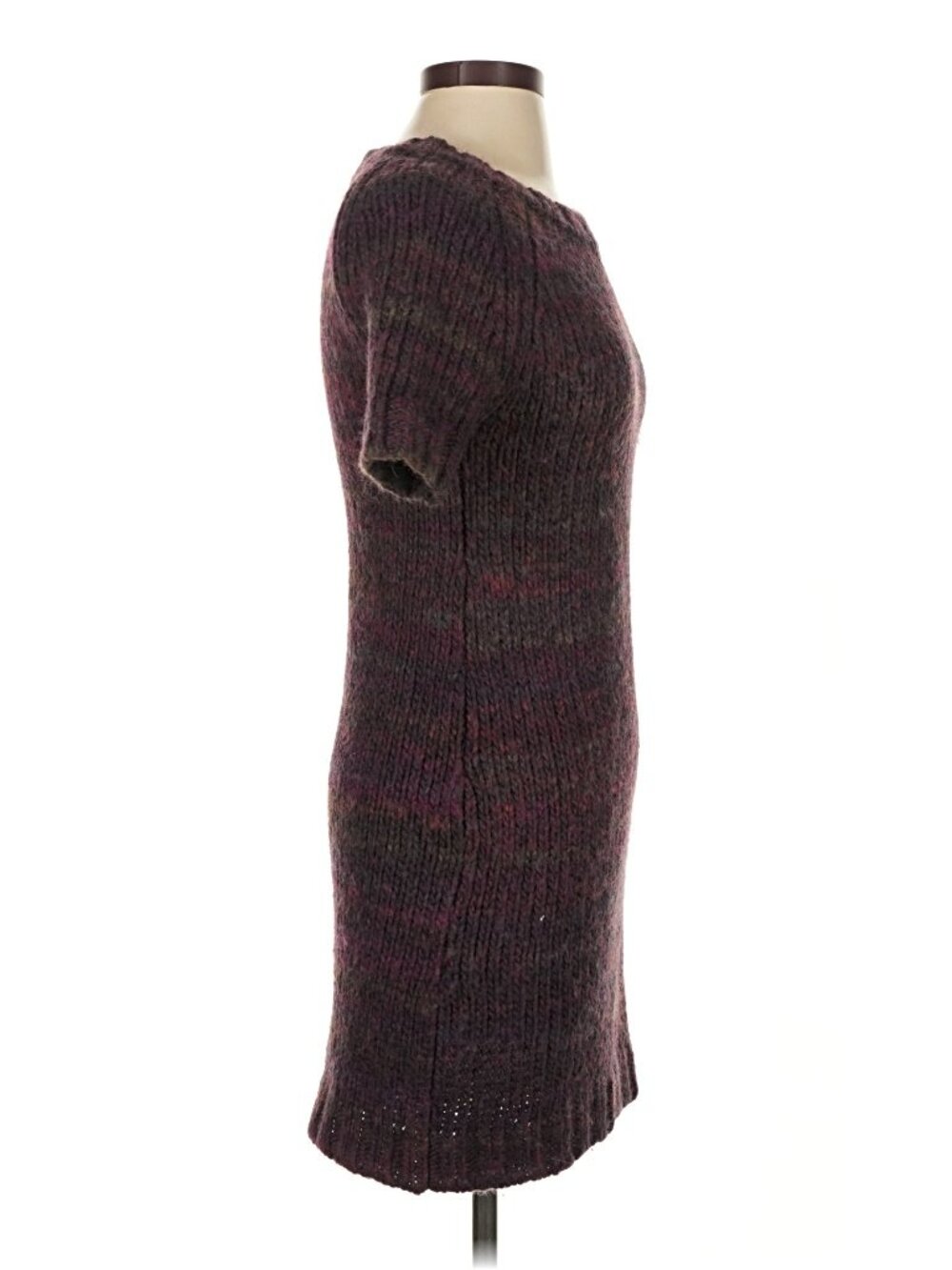 Rachel Zoe Purple Sweater Dress Size S – Wool Alpaca Blend Mini Length - Picture 4 of 6